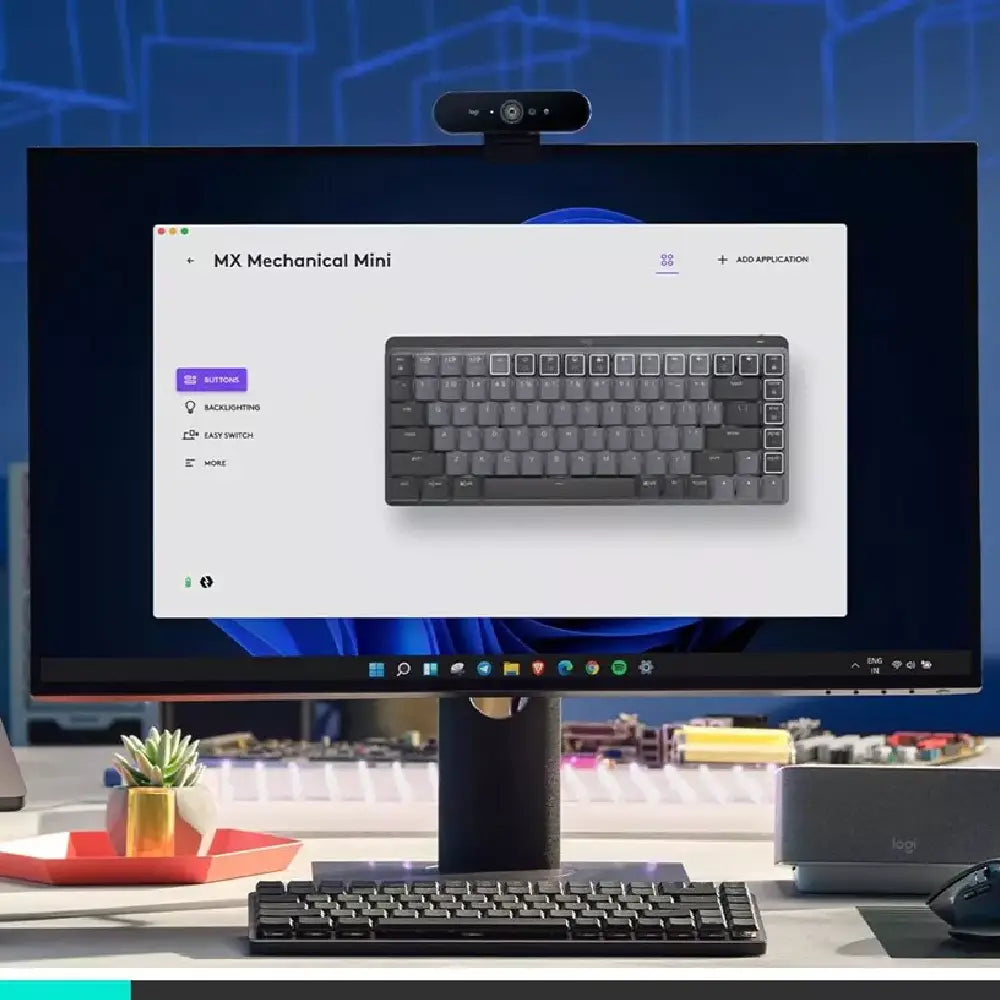 Logitech MX Mechanical Mini Wireless Illuminated Keyboard 920-010552 thumbnail