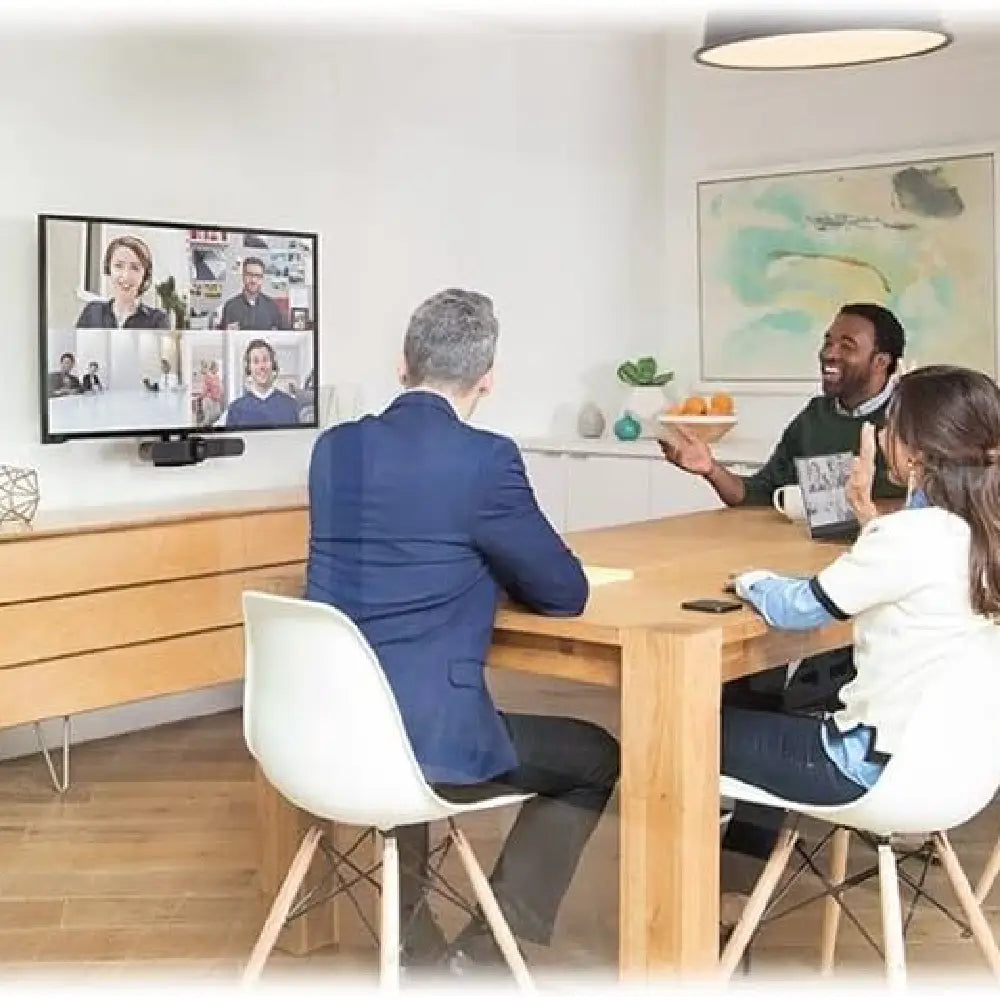 Logitech MeetUp Video Conferencing System, Ultra HD 4K/1080p/720p. Enjoy stunningly sharp visuals with Ultra HD 4K resolution, capturing even the smallest details to elevate remote meetings and improve virtual collaboration. 960-001101 thumbnail