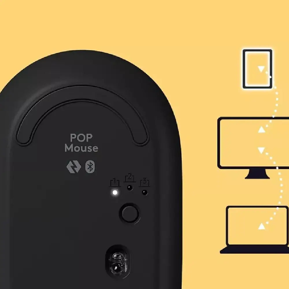 Logitech POP Mouse Blast Yellow 910-006543 thumbnail