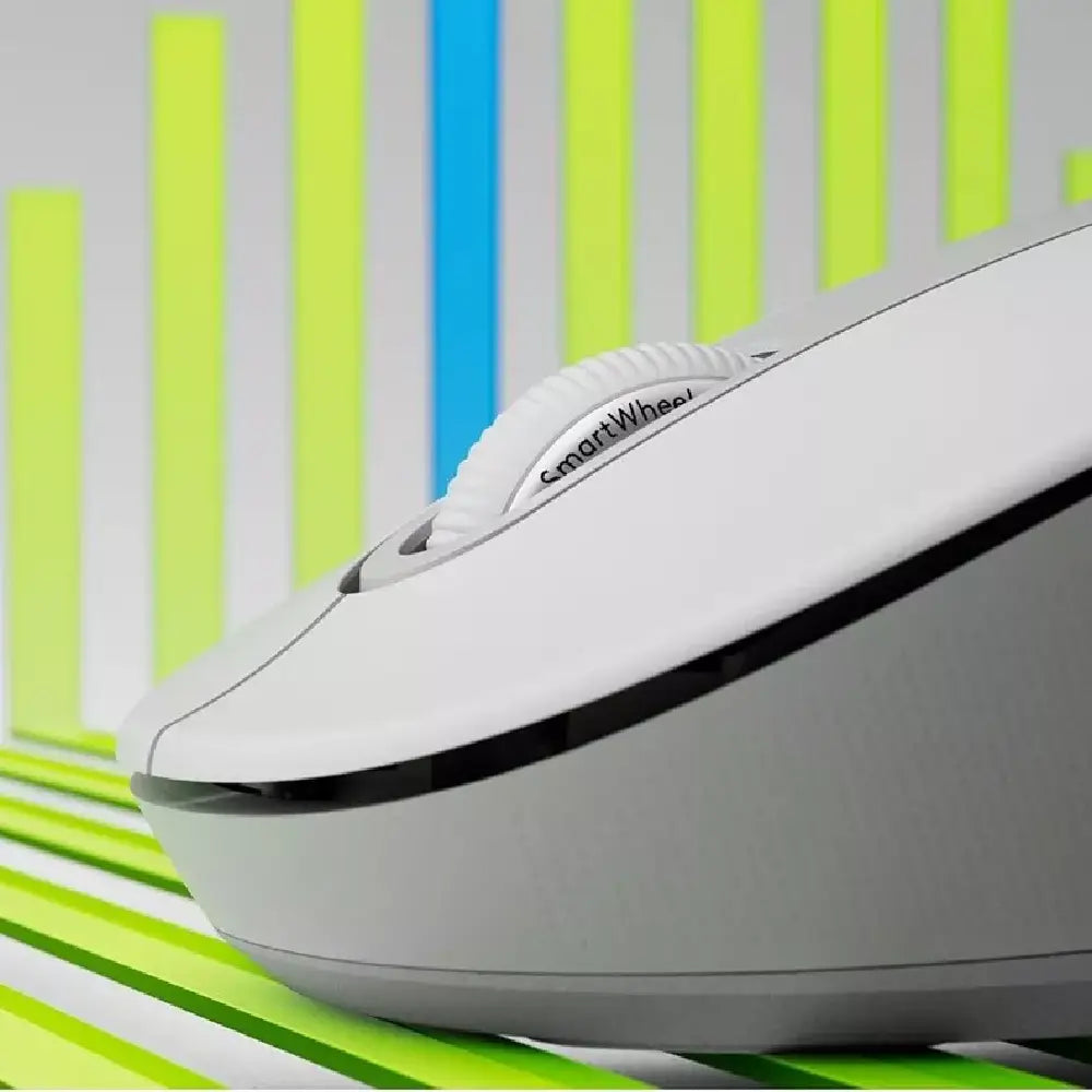 Logitech Signature M650 L for Business Wireless Mouse, Off White. The Signature M650 for Business is a user-friendly mouse designed for quick deployment and boosts productivity by 50% compared to using a laptop touchpad¹. 910-006347 thumbnail