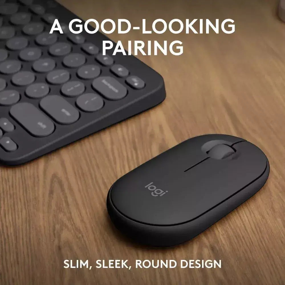 Logitech Slim Bluetooth Combo, Wireless Keyboard and Mouse 920-012525 thumbnail