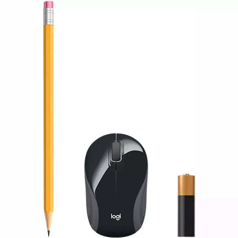 Logitech Wireless Mini Mouse M187  BLACK thumbnail