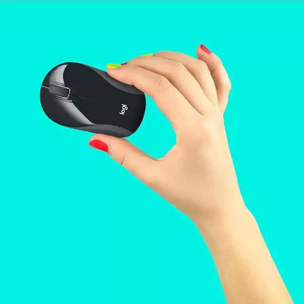 Logitech Wireless Mini Mouse M187  BLACK thumbnail
