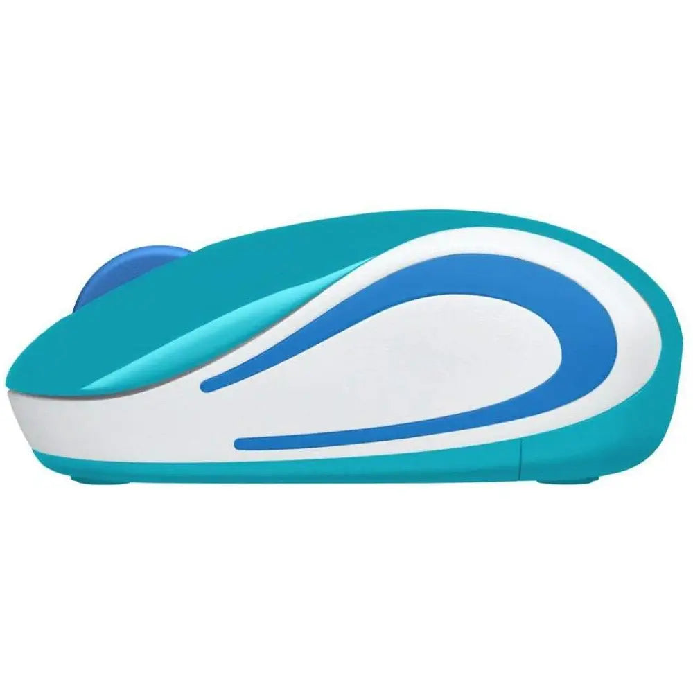 Logitech Wireless Mini Mouse M187 Bright Teal 910-005363 thumbnail