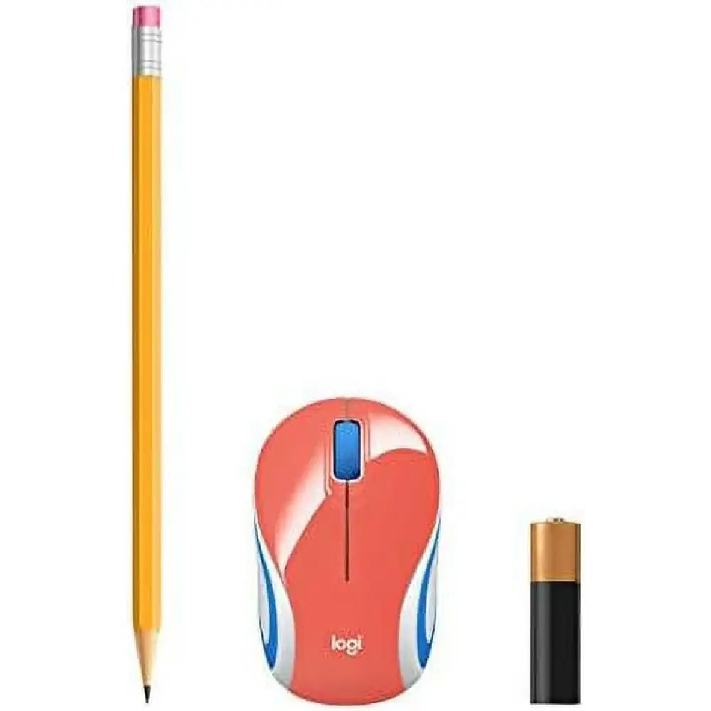 Logitech Wireless Mini Mouse M187 Coral thumbnail
