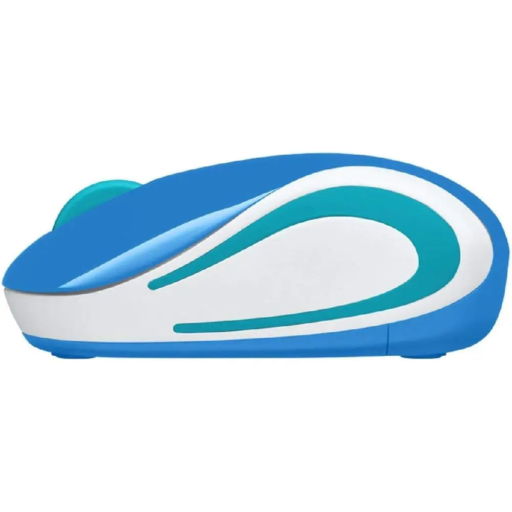 Logitech Wireless Mini Mouse M187  Palace Blue 910-005360 thumbnail
