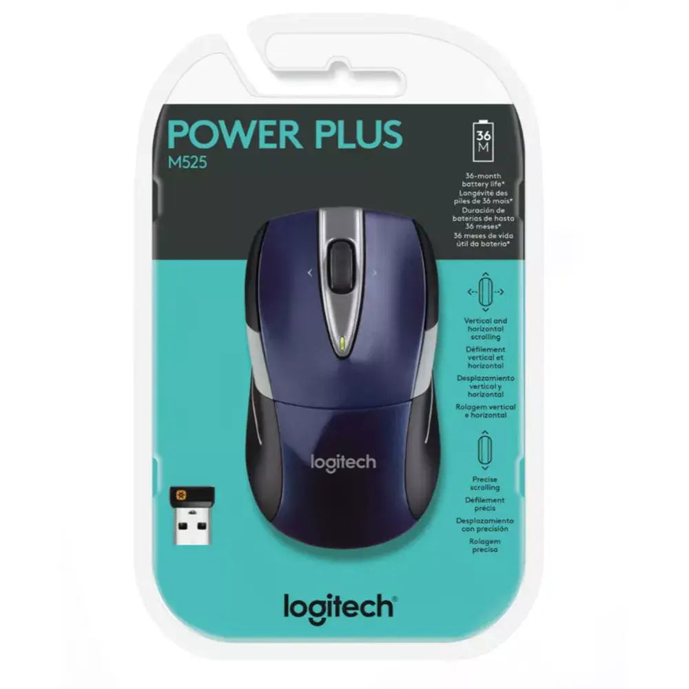 Logitech Wireless Mouse M525 blue thumbnail