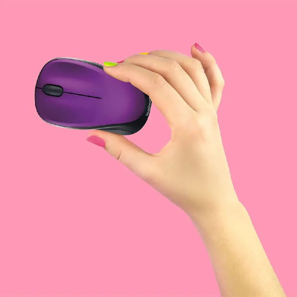Logitech Wireless Mouse m317 , Vivid Violet thumbnail