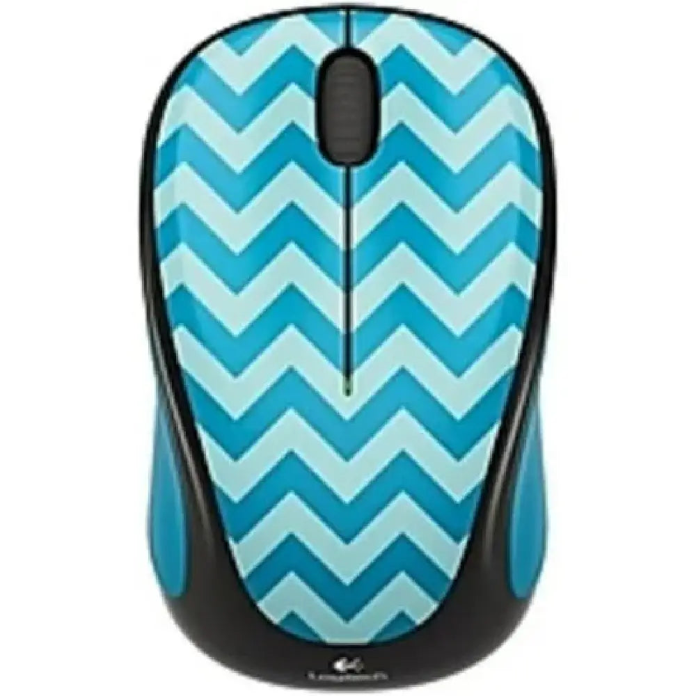 Logitech Wireless Scroll Mouse - Teal Chevron thumbnail