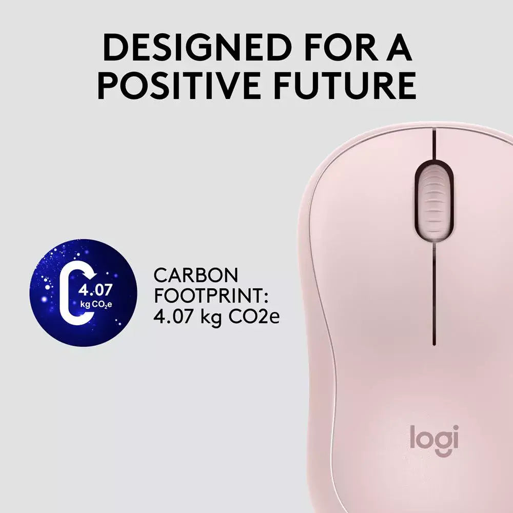 Logitech Wireless Silent Mouse M220 PINK 910-006126 thumbnail