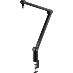 Logitech G Compass Premium Broadcast Boom Arm for Microphones with Internal Springs, Desktop Clamp, Built-In Cable Management, Studio-Grade Design for Recording, Gaming, and Streaming – Black
