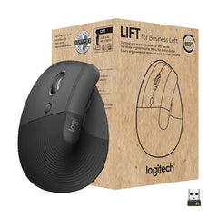 Logitech Lift Left, Vertical Ergonomic Mouse - Left-Handed 910-006492