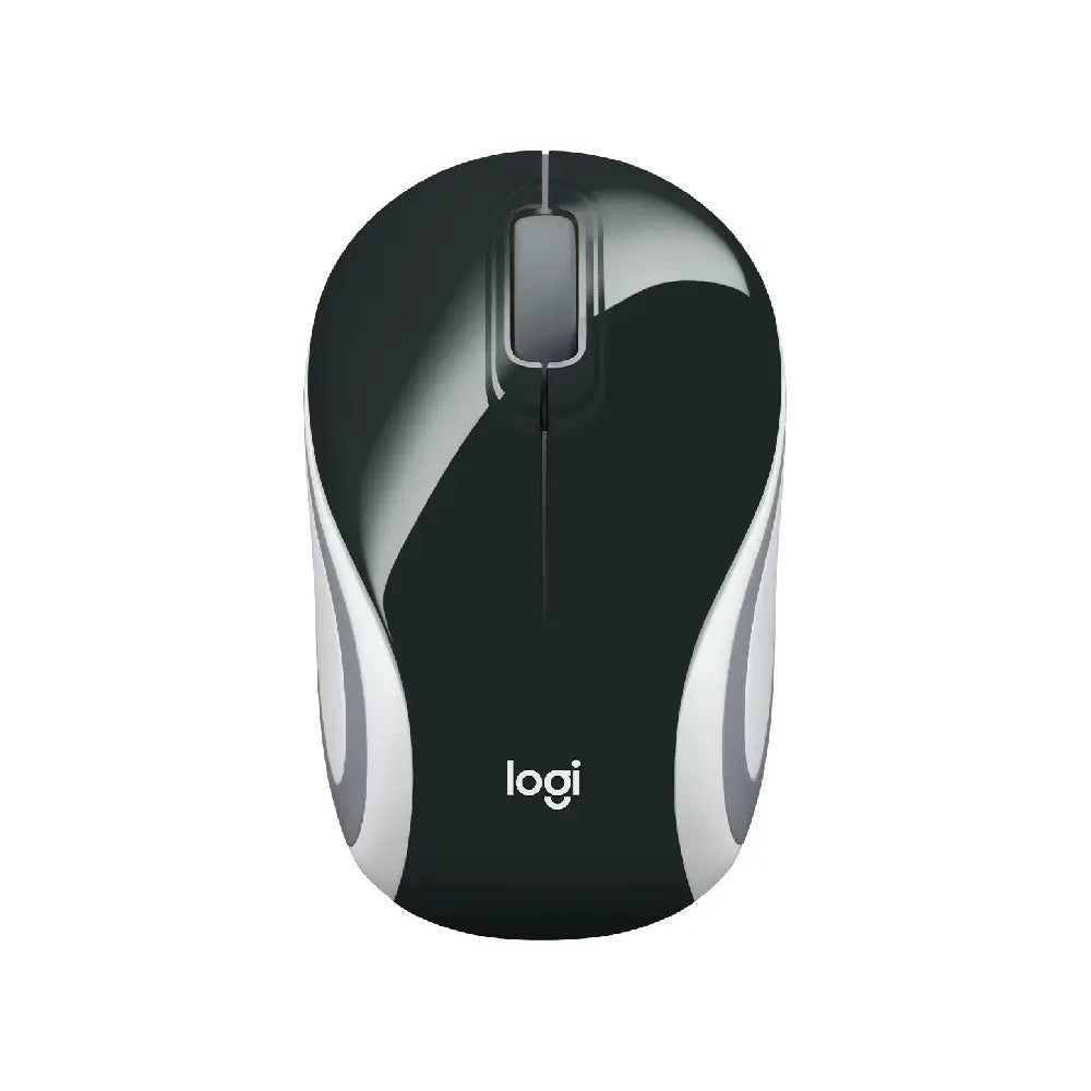 Logitech M187 mini Mouse Black-white