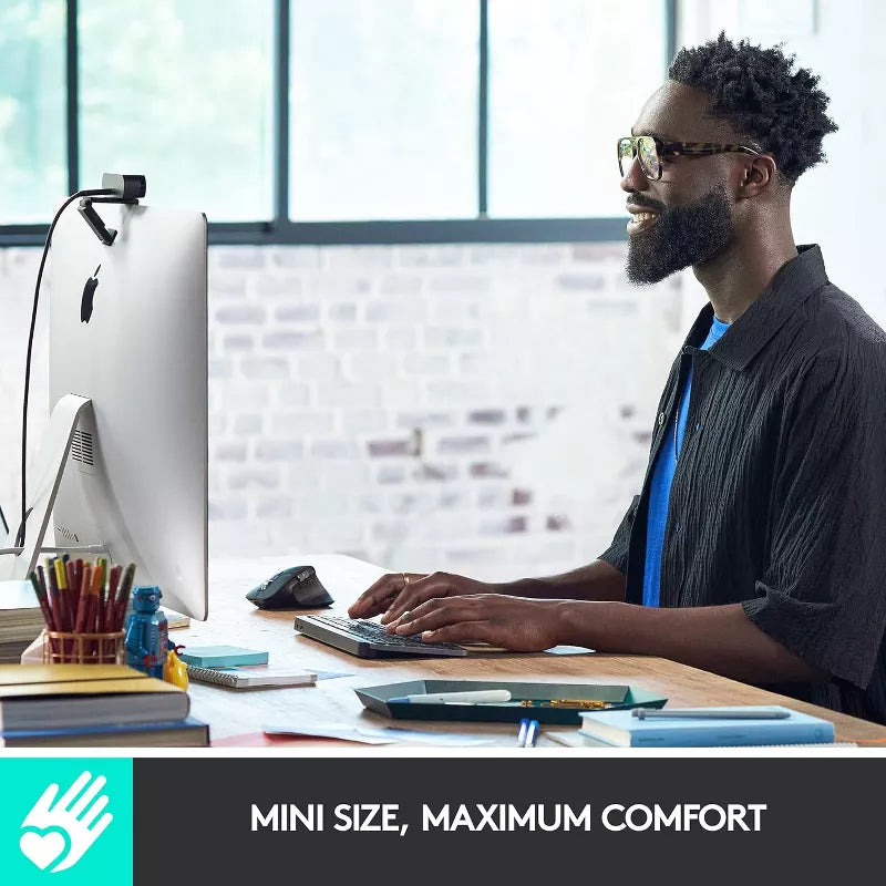 Logitech MX Keys Mini Minimalist Wireless Illuminated Keyboard, Compact, Bluetooth, Backlit, USB-C, - Graphite thumbnail