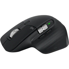 Logitech MX Master 3S Performance Wireless Mouse with Ultra-Fast Scrolling, Ergonomic Design, 8K DPI Sensor, Track on Glass, Quiet Clicks, Bluetooth & USB Receiver, Black