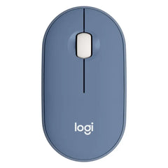 Logitech Pebble Wireless Mouse Bluetooth Blueberry 910-007081