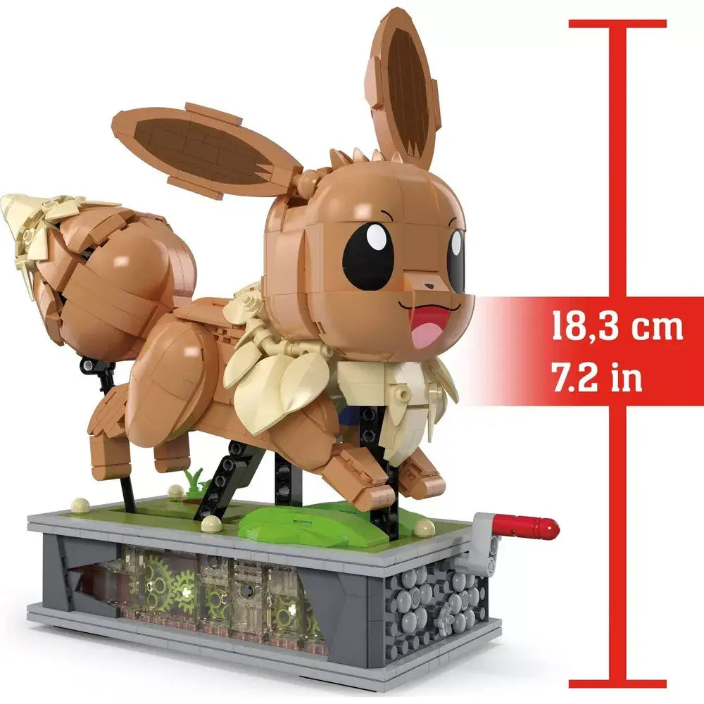 MEGA Pokémon Action Figure Building Set, Motion Eevee with 1366 Pieces, thumbnail