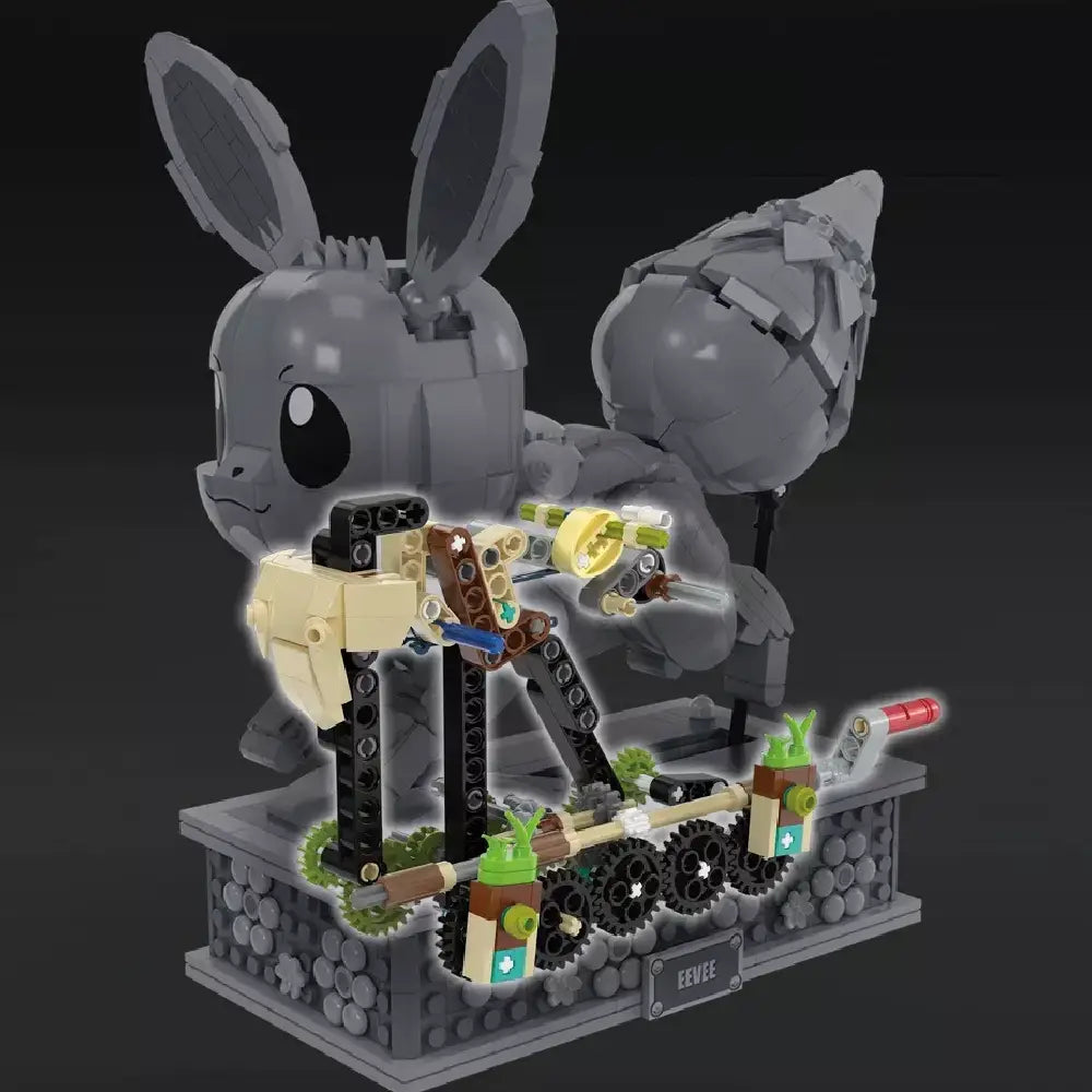 MEGA Pokémon Action Figure Building Set, Motion Eevee with 1366 Pieces, thumbnail