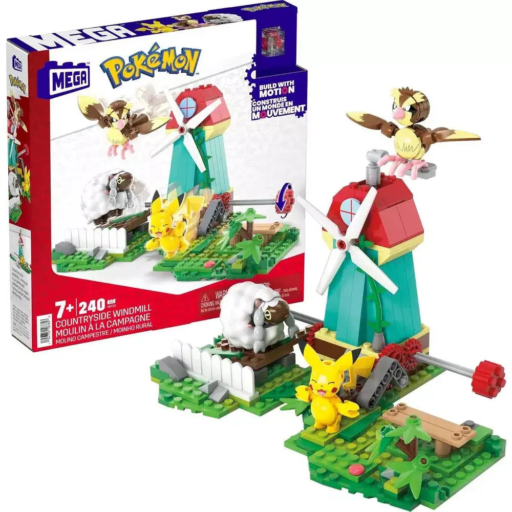 MEGA Pokemon Building Toy Kit Countryside Windmill (240 Pieces) thumbnail