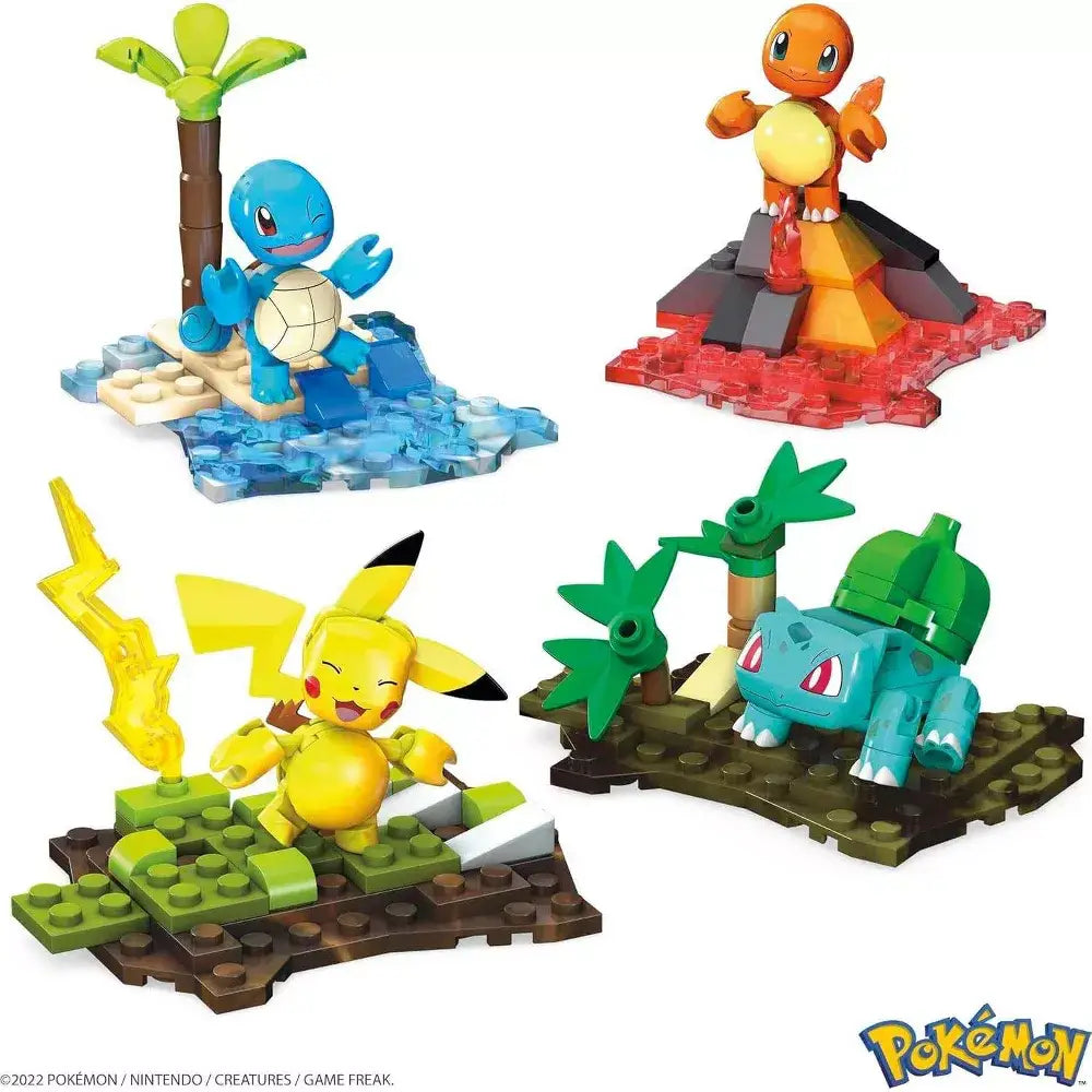 MEGA Pokémon Building Kit Kanto Region Team with 4 Figures HFG05 thumbnail