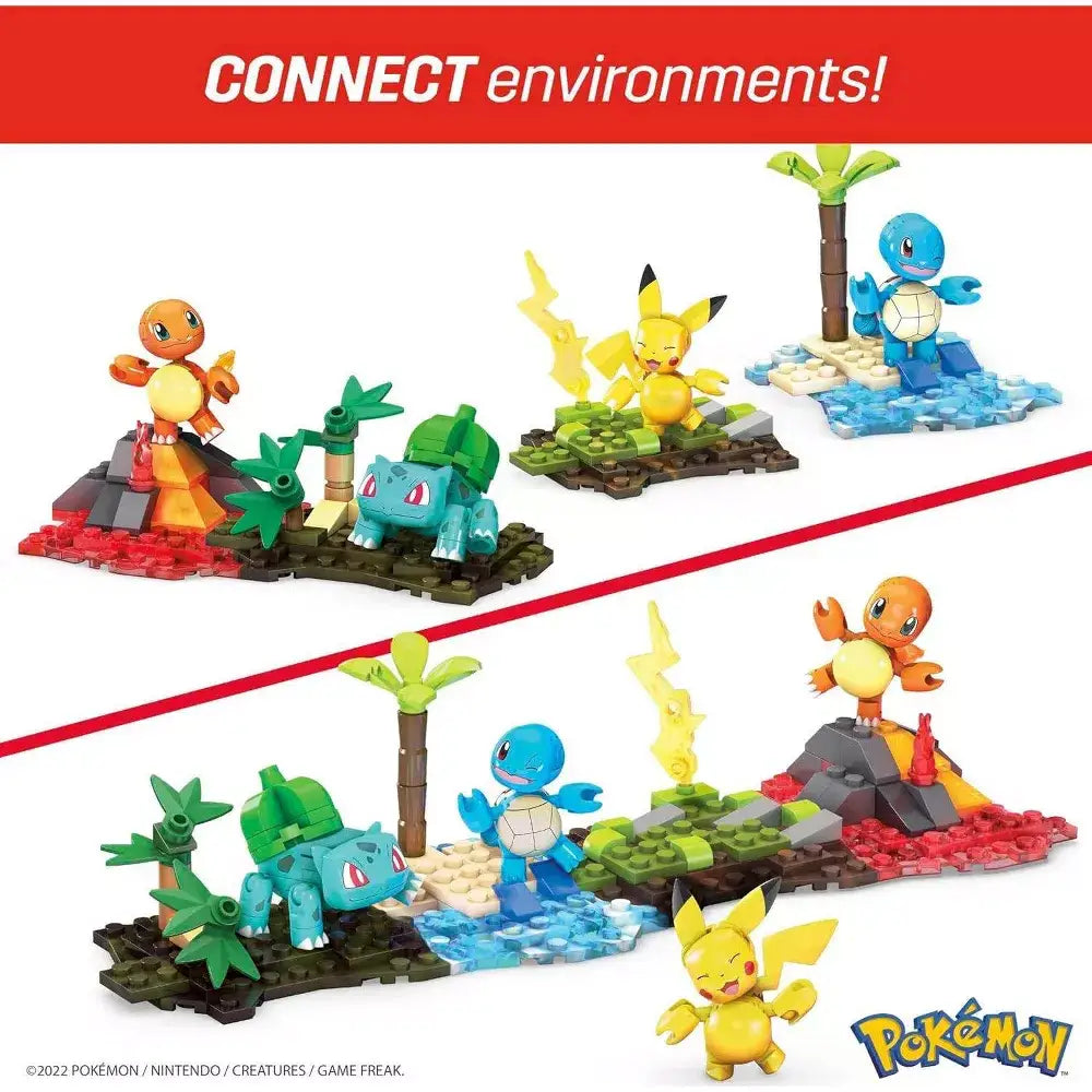 MEGA Pokémon Building Kit Kanto Region Team with 4 Figures HFG05 thumbnail