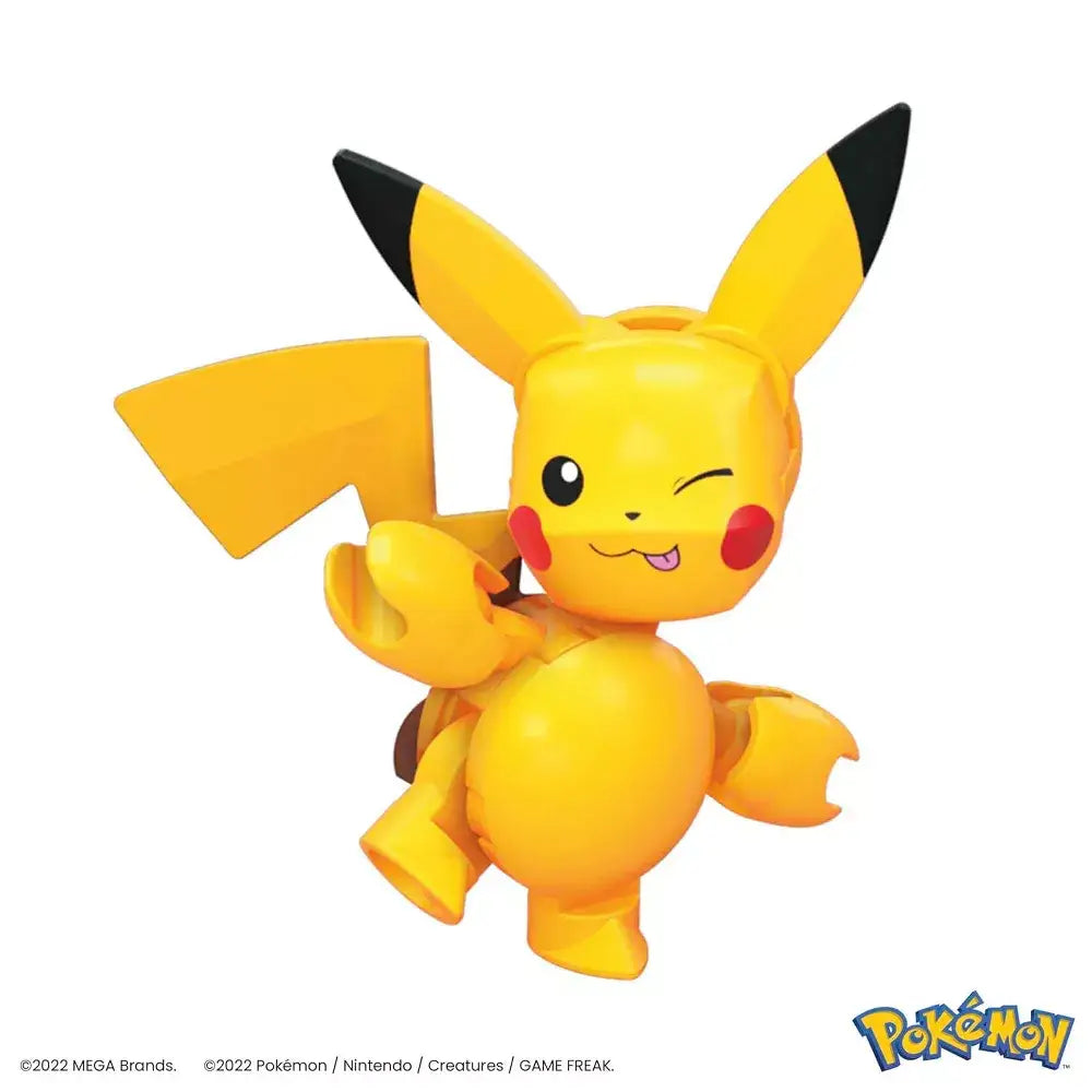 MEGA Pokemon Building Kit Pikachu Set with 3 Action Figures HKT23 thumbnail