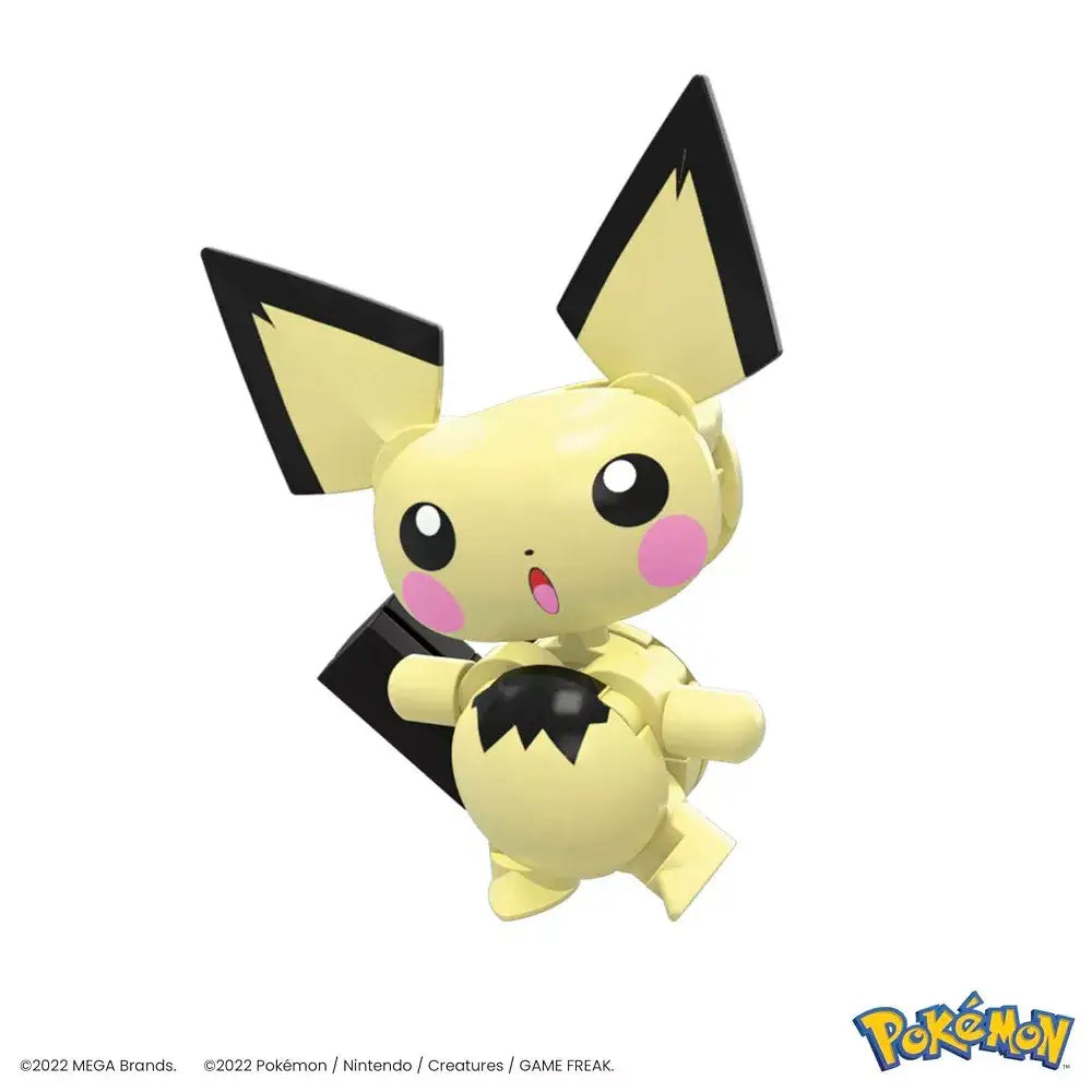MEGA Pokemon Building Kit Pikachu Set with 3 Action Figures HKT23 thumbnail