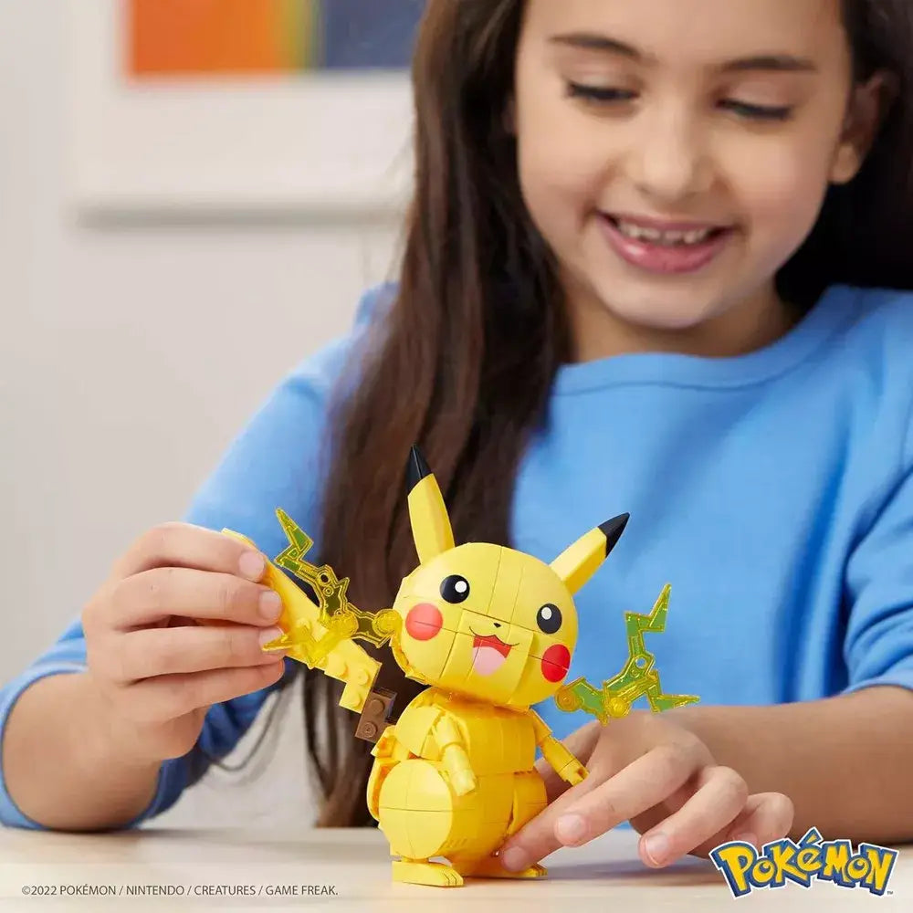 MEGA Pokémon Building Toy Kit Pikachu With 1 Action Figure GMD31 thumbnail