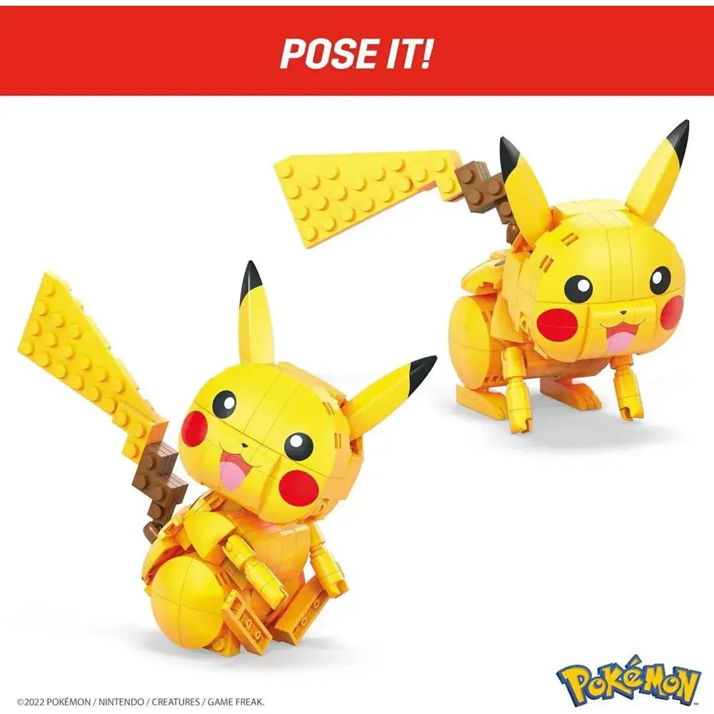 MEGA Pokémon Building Toy Kit Pikachu With 1 Action Figure GMD31 thumbnail