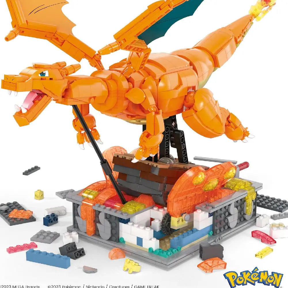MEGA Pokémon Building Toys Set Motion Charizard with 1664 Pieces thumbnail