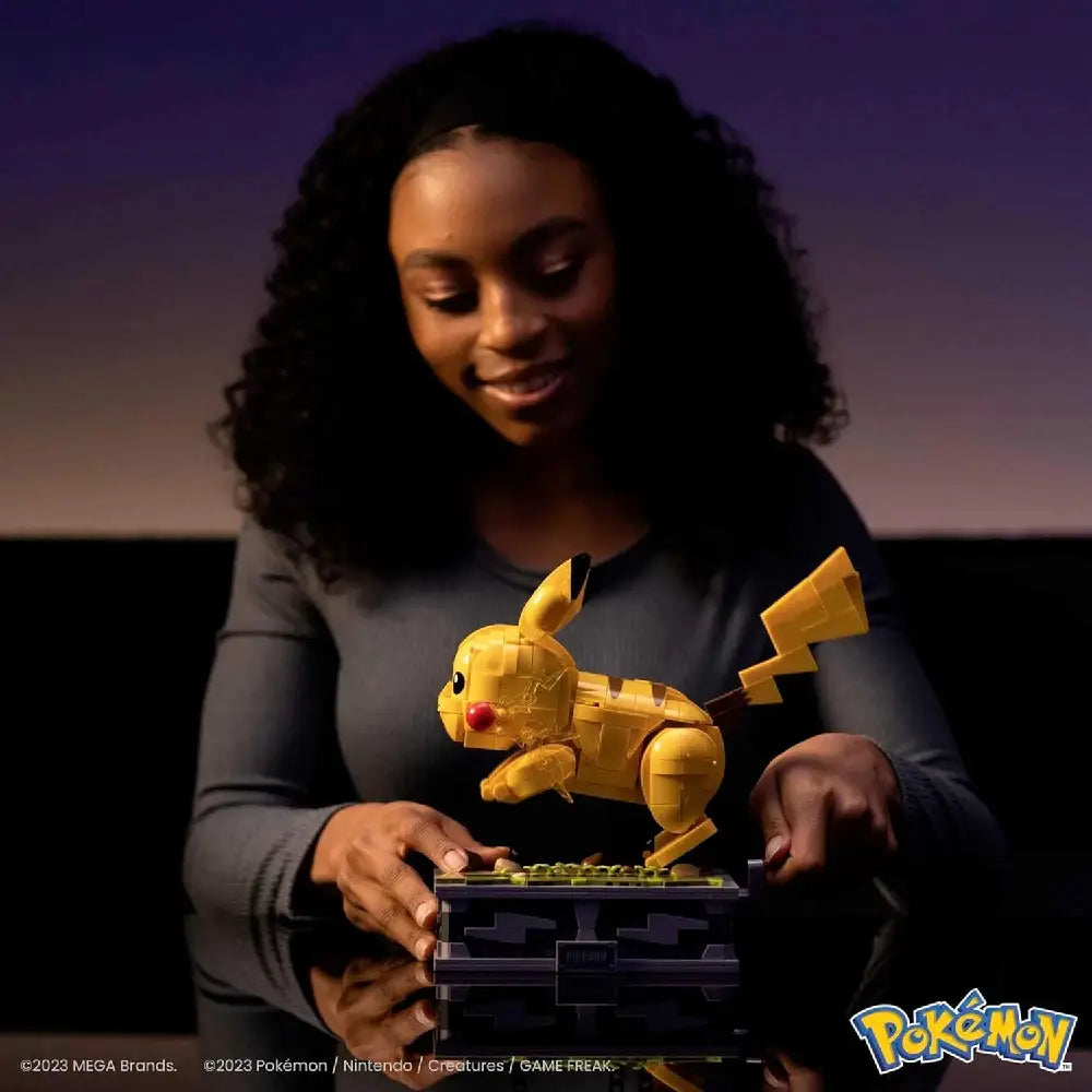 MEGA Pokémon Pikachu Building Brick Set Mechanized Motion HGC23 thumbnail