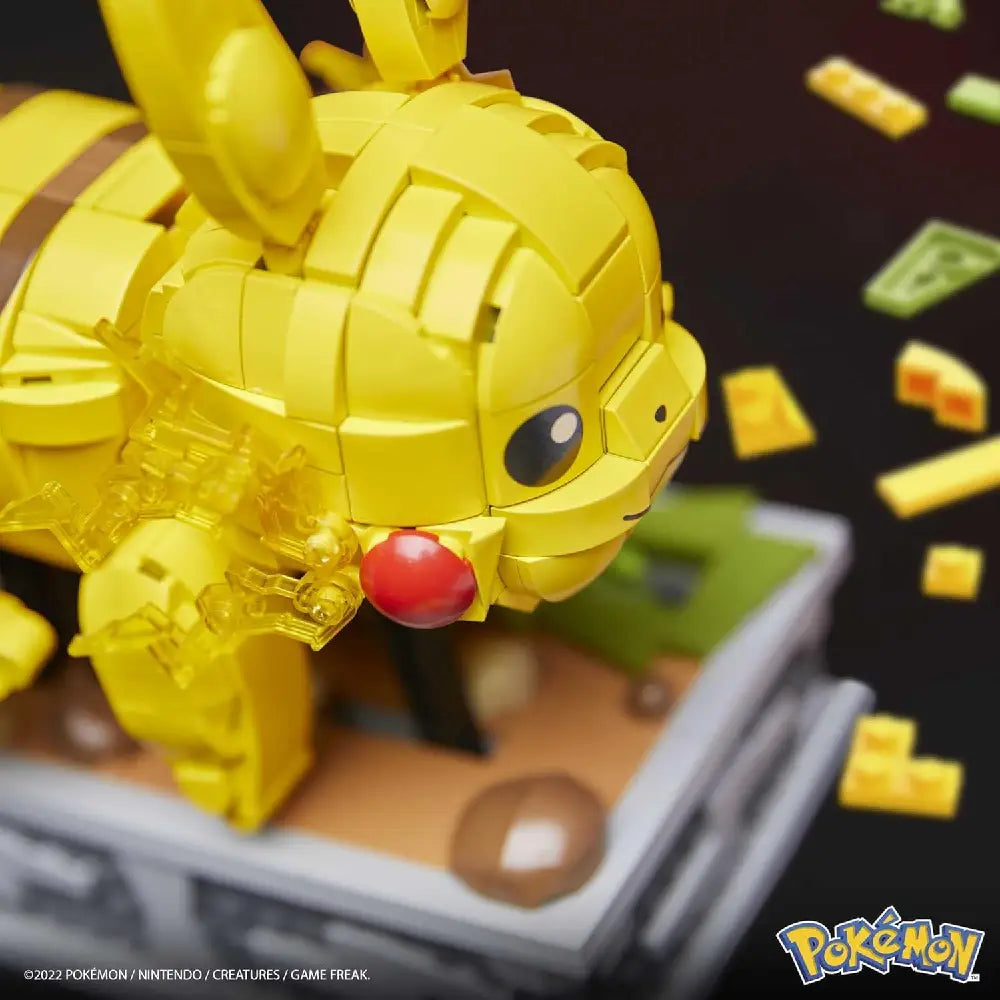 MEGA Pokémon Pikachu Building Brick Set Mechanized Motion HGC23 thumbnail