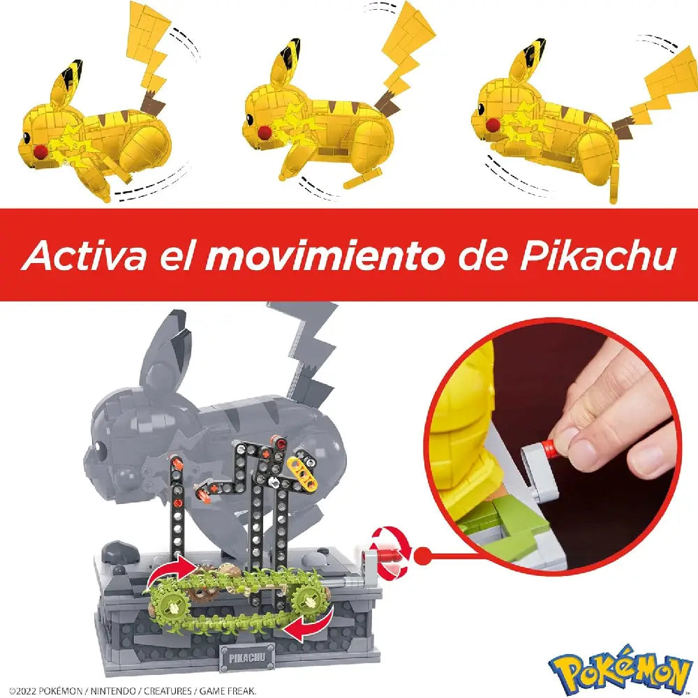 MEGA Pokémon Pikachu Building Brick Set Mechanized Motion HGC23 thumbnail