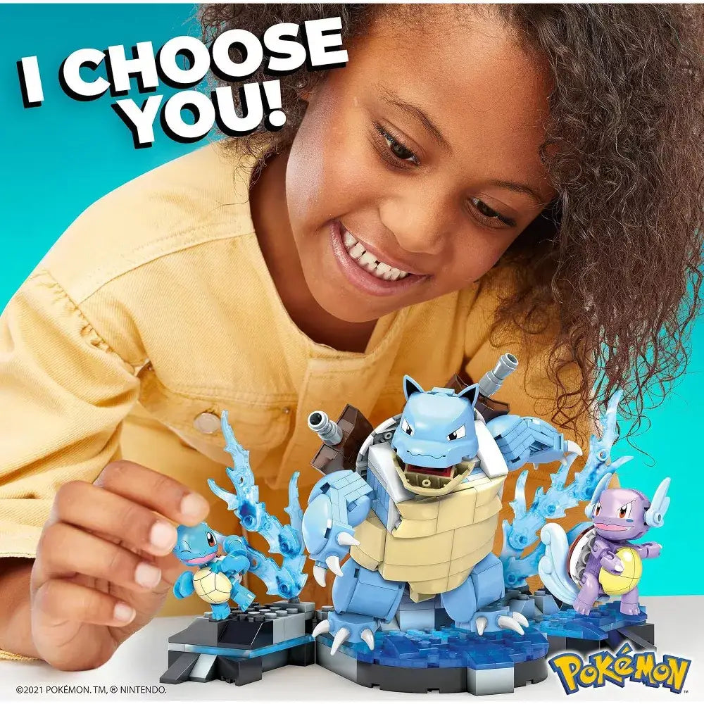 MEGA Pokémon Squirtle Evolution Building Set HDH93 thumbnail