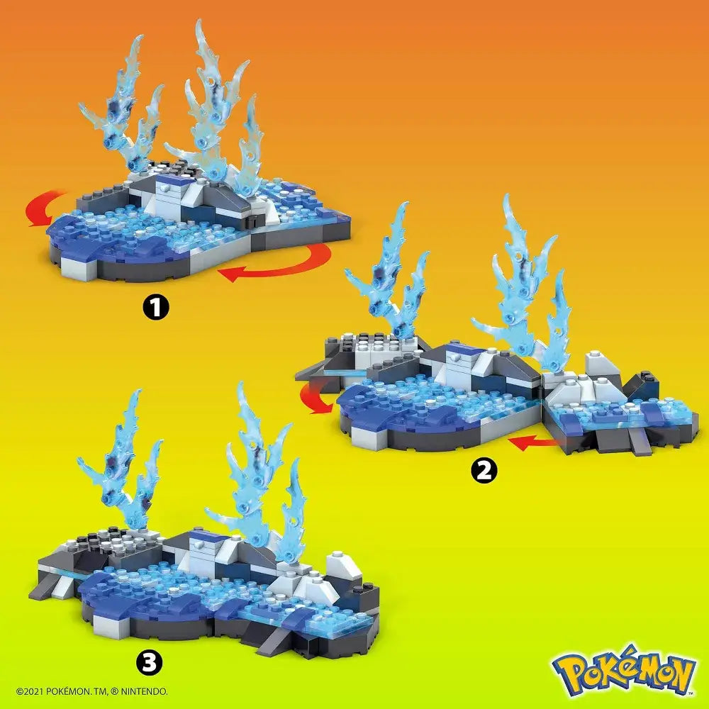 MEGA Pokémon Squirtle Evolution Building Set HDH93 thumbnail