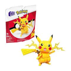 MEGA Pokémon Building Toy Kit Pikachu With 1 Action Figure GMD31