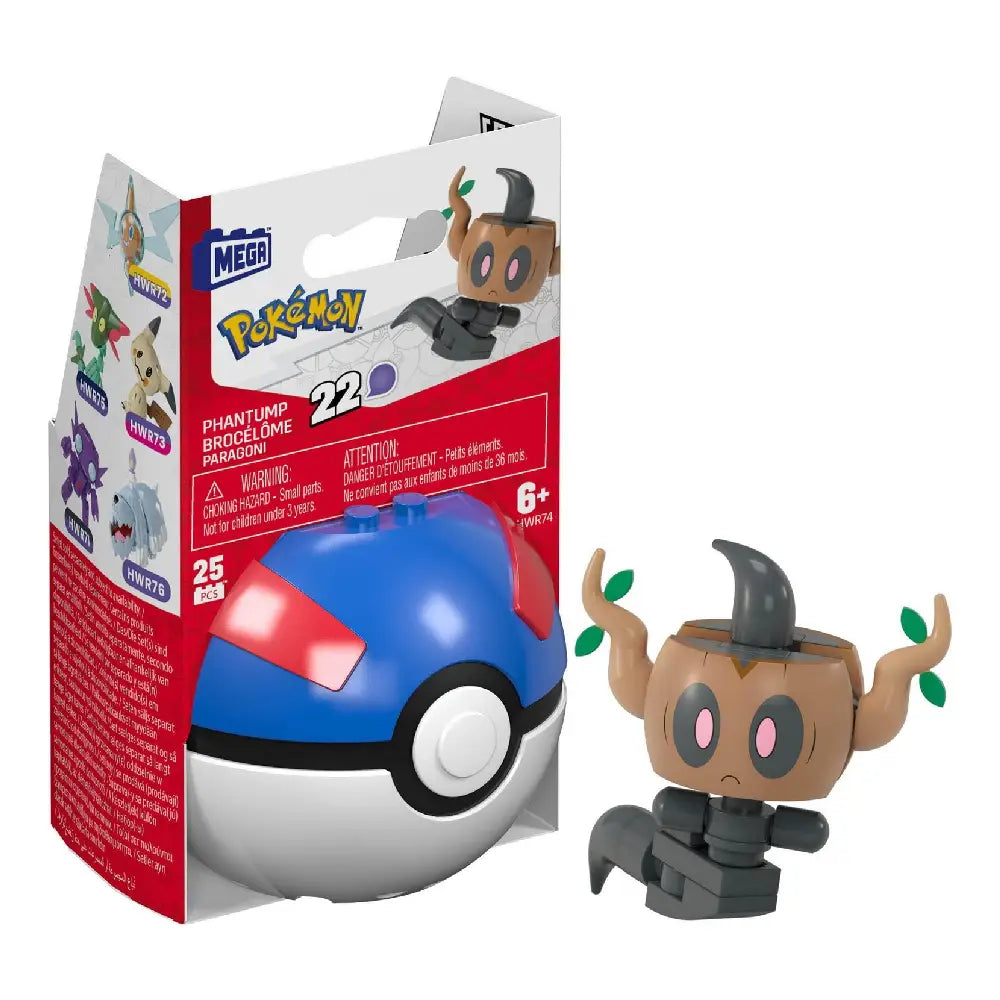 MEGA Pokémon Poké Ball Phantump HWR74 thumbnail