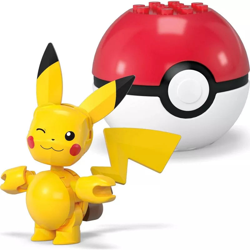 MEGA Pokémon Building Toys Set, Poké Ball 2-Pack, Pikachu & Ditto 42 Pieces thumbnail
