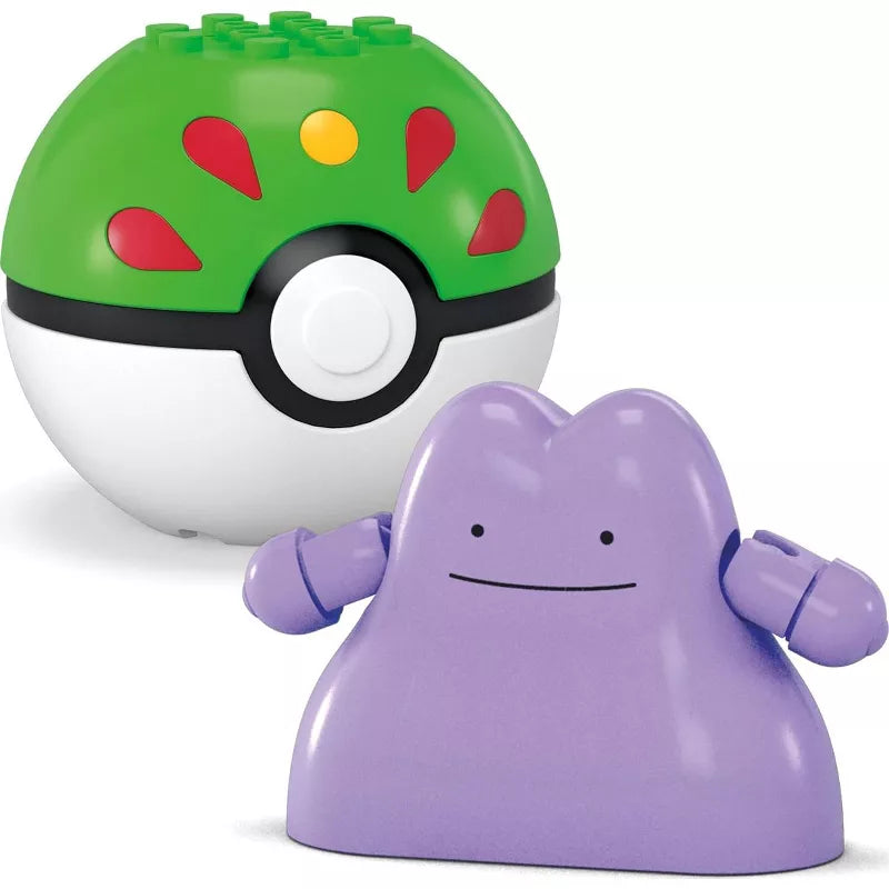 MEGA Pokémon Building Toys Set, Poké Ball 2-Pack, Pikachu & Ditto 42 Pieces thumbnail