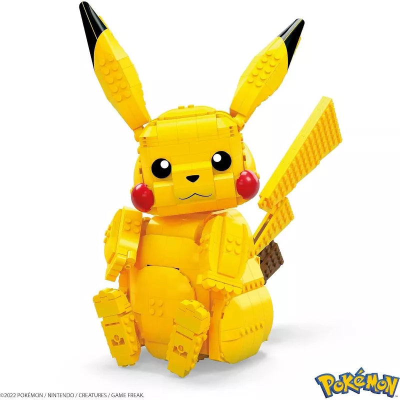 MEGA Pokémon Building Toys Set Jumbo Pikachu with 806 Pieces, Articulated and Poseable, 12 Inches Tall thumbnail