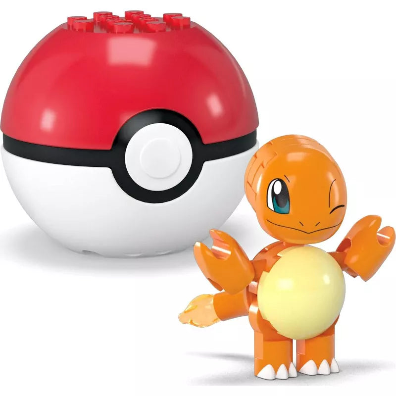 MEGA Pokémon Building Toys Set, Poké Ball 2-Pack, Charmander & Eevee 40 Pieces thumbnail