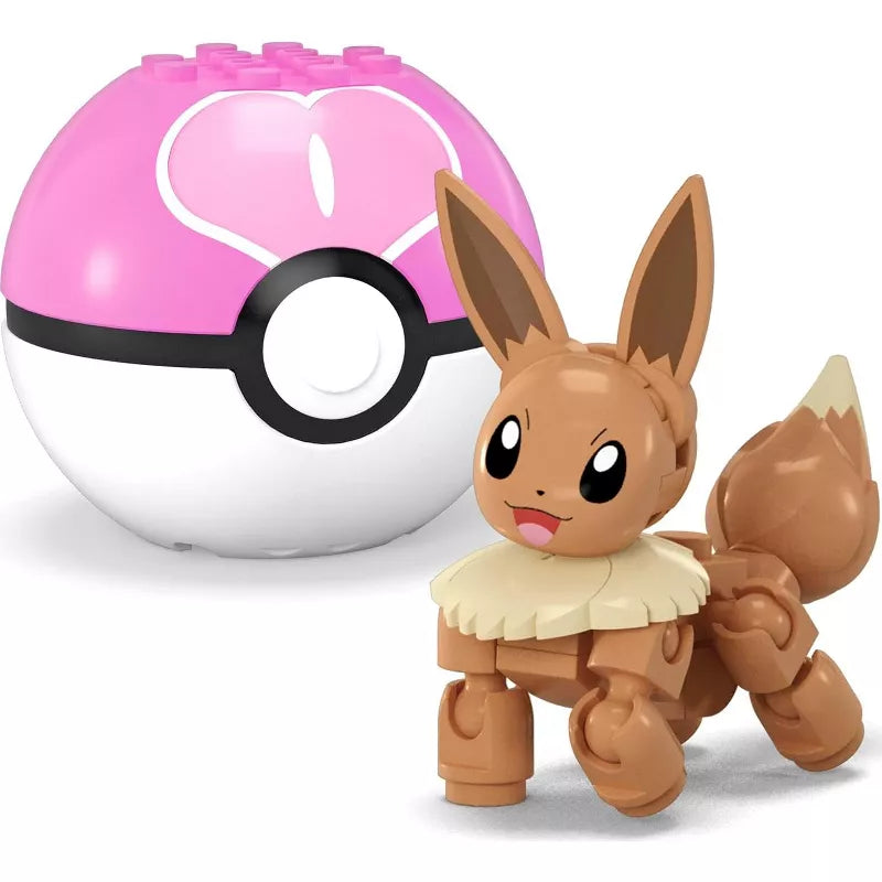 MEGA Pokémon Building Toys Set, Poké Ball 2-Pack, Charmander & Eevee 40 Pieces thumbnail