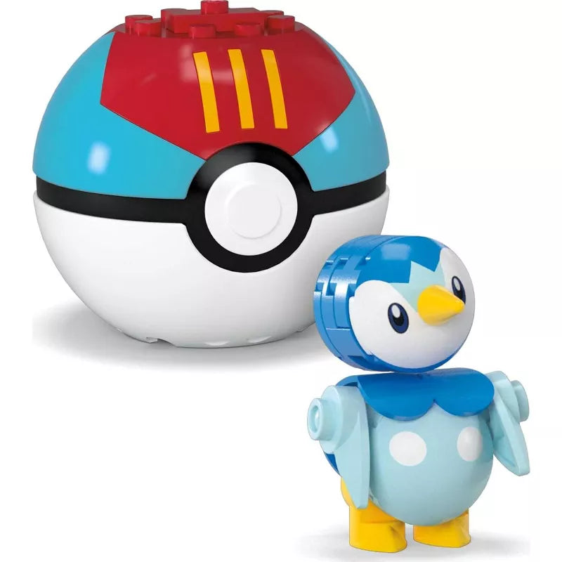MEGA Pokémon Building Toys Set, Poké Ball 2-Pack, Togepi & Piplup 41 Pieces thumbnail
