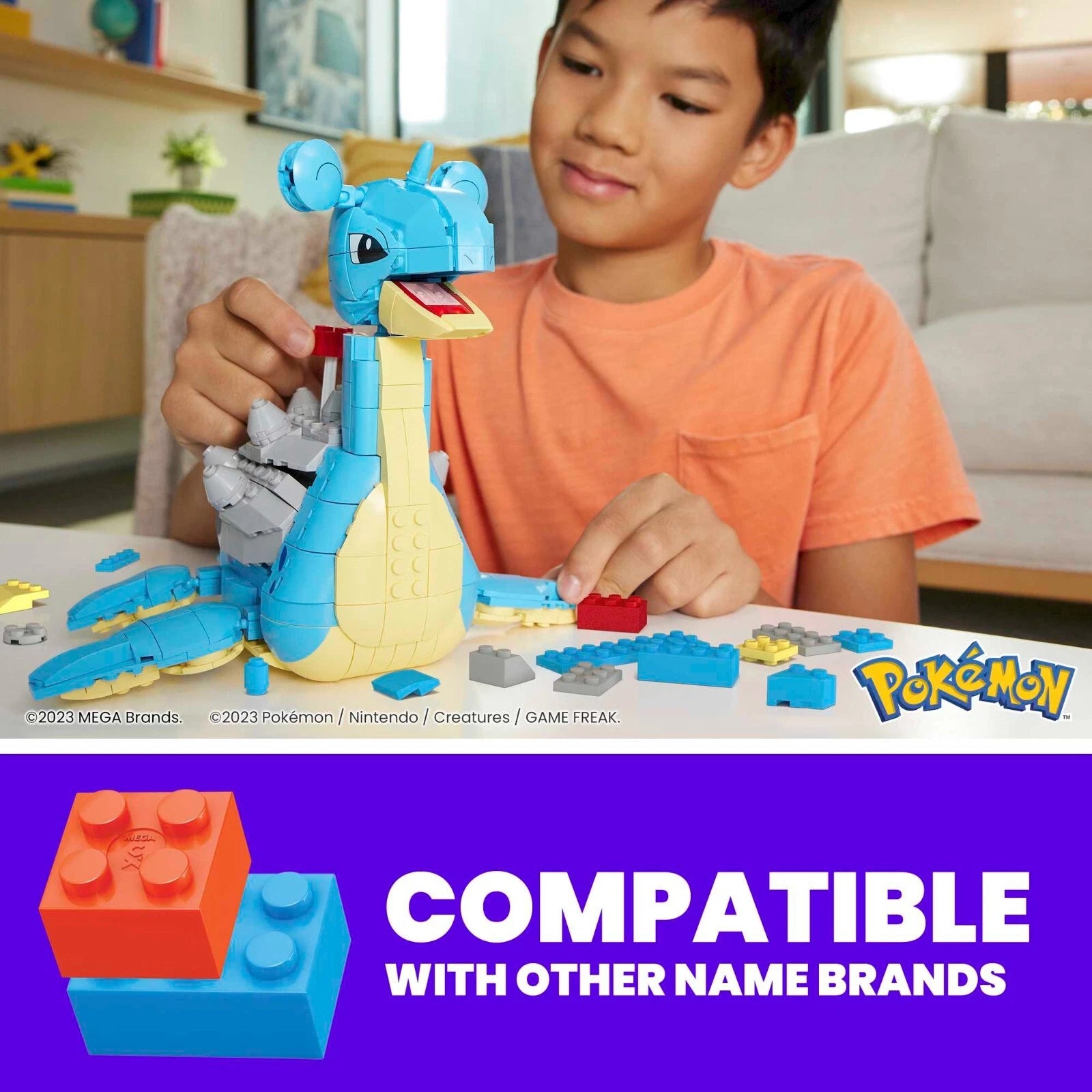MEGA Pokémon Lapras Building Set thumbnail
