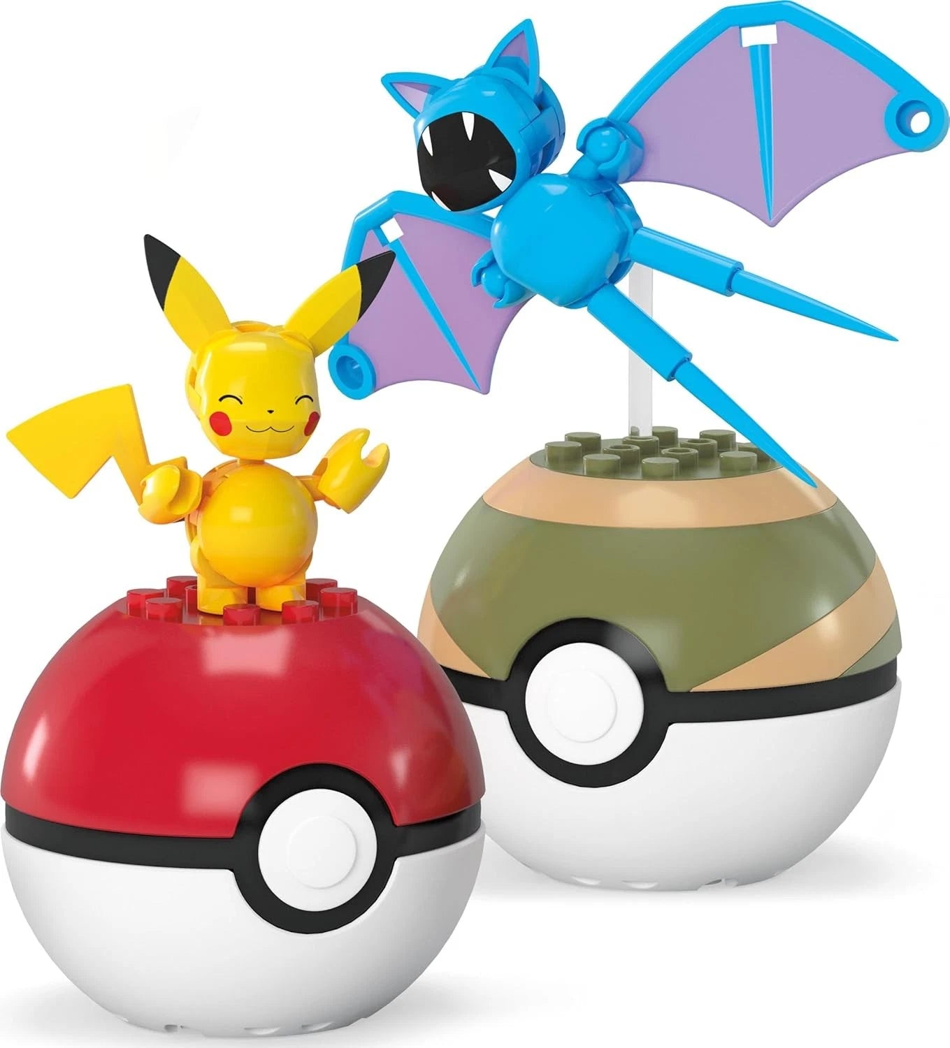 MEGA Pokémon Pikachu & Zubat Building Kit, 2 Action Figures thumbnail