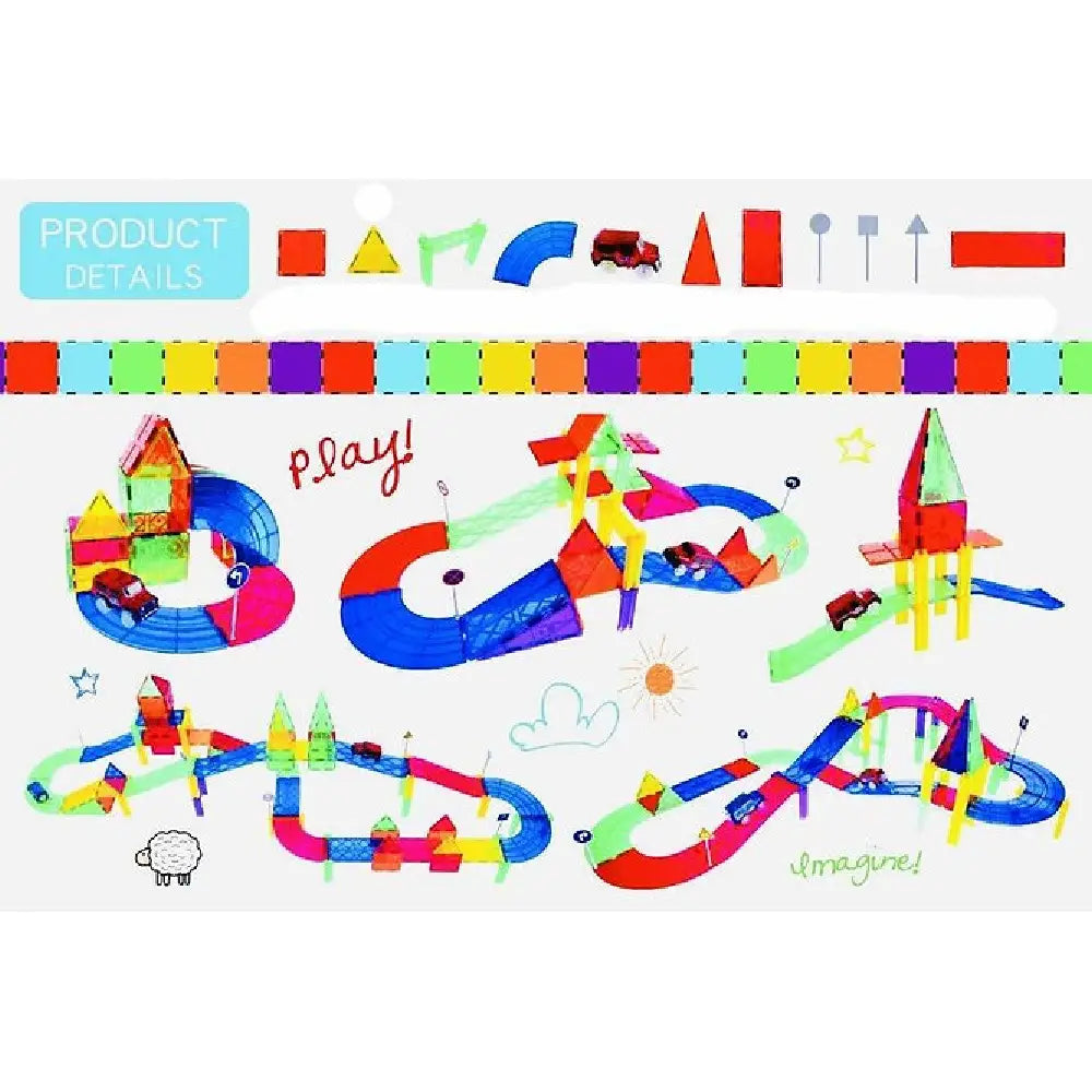 Mag-Genius 124 Piece Racing Track Set thumbnail