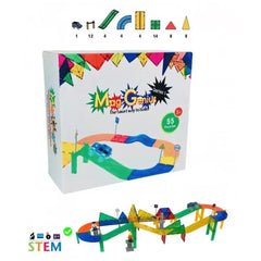 Magnetic Racing Track 55 Piece By Mag-Genius Ultimate Fantasy Racing Set
