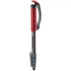 Manfrotto Compact Aluminum 5-Section Monopod, Red (MMCOMPACT-RD)