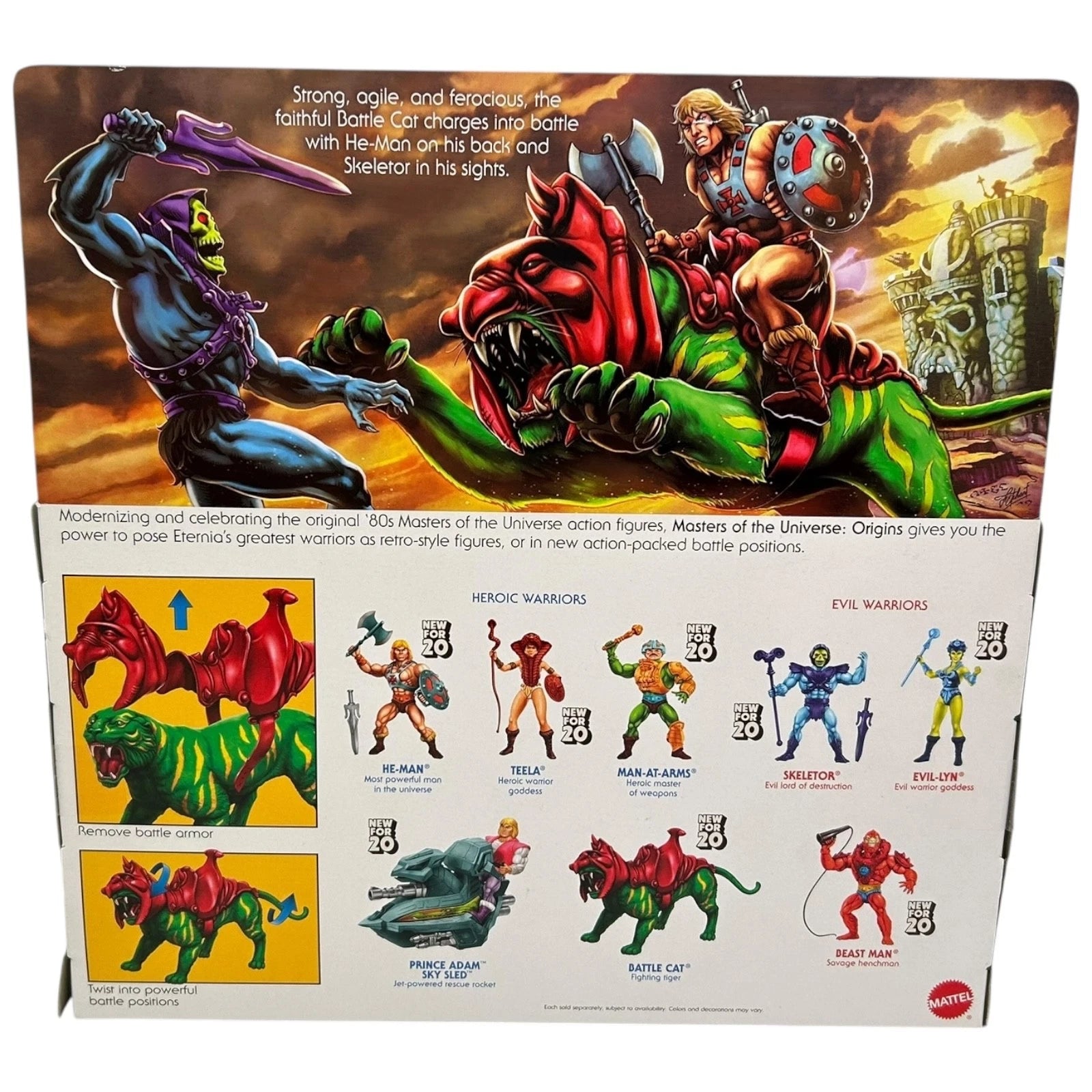 Masters of the Universe Origins Battle Cat Action Figure thumbnail