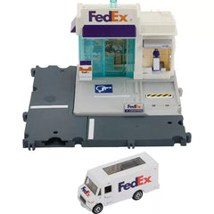 Matchbox Action Drivers FedEx Package Center w/FedEx Delivery Truck 1:64 Scale Playset